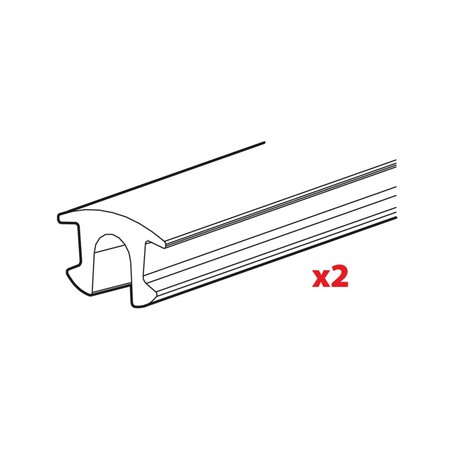 NORDRIVE Lower rubbers (2x) - L / 125 cm NORDRIVE Lower rubbers (2x) - L / 125 cm