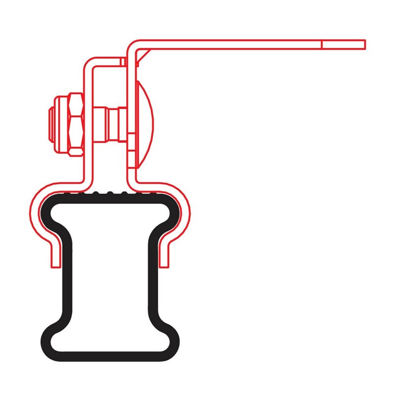 NORDRIVE KARGO Adapter bracket for beacon light