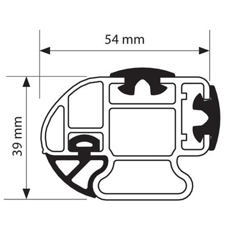 NORDRIVE KARGO Barres de toit 2-Barres pour SUZUKI JIMNY GJ NORDRIVE KARGO Barres de toit 2-Barres pour SUZUKI JIMNY GJ