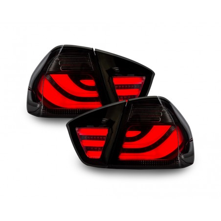 Feux arrière carDNA LED BMW E90 3er Berline  05-08-Fumé