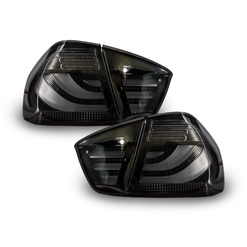Feux arrière carDNA LED BMW E90 3er Berline  05-08-Fumé