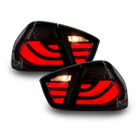 Feux arrière carDNA LED BMW E90 3er Berline  05-08-Fumé