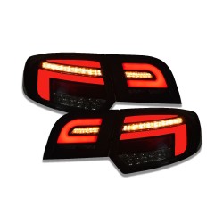 Feux arrière à LED Audi A3 8P Sportback 08-14 8V facelift optique noir/fumé - RA17SLBSY