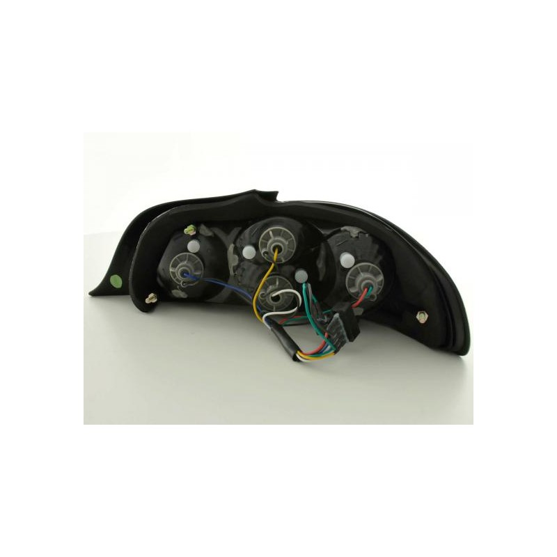 Jeu de feux arrière Peugeot 306 2 portes. Type 7 *** 97-01 noir