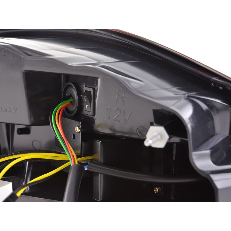 Kit feux arrière LED Lightbar Porsche Boxster type 987 04-09 rouge / clair