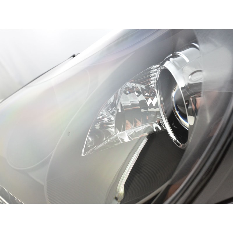 Phare Daylight LED DRL look Porsche Cayenne 03-07 noir
