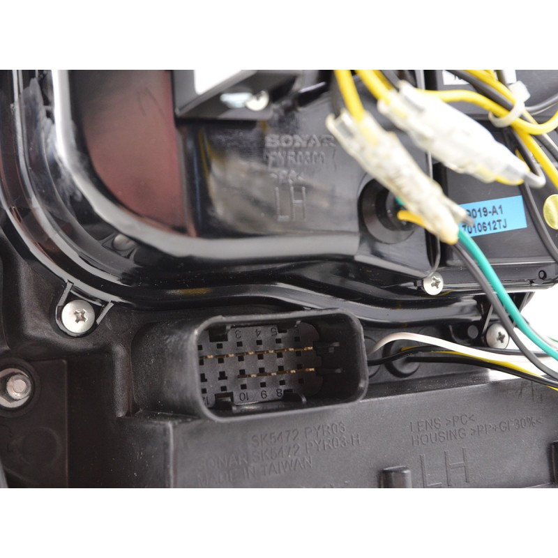 Phare Daylight LED DRL look Porsche Cayenne 03-07 noir