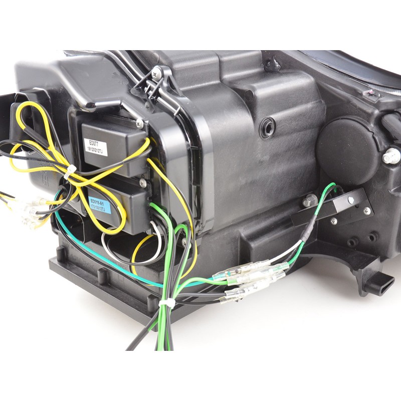 Phare Daylight LED DRL look Porsche Cayenne 03-07 noir