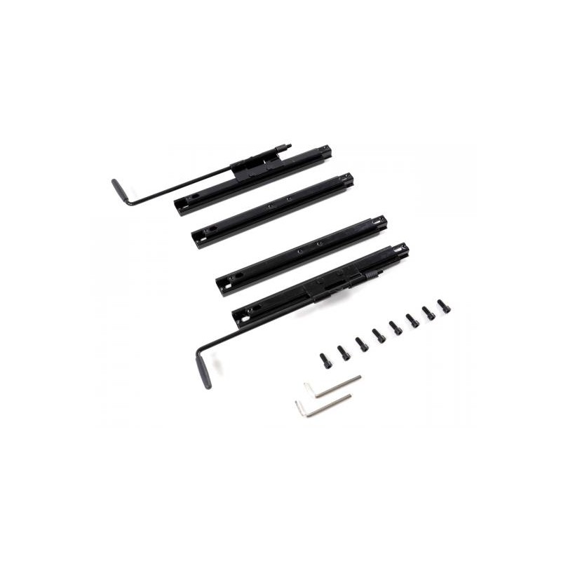 Sièges sport FK demi-sièges baquets Set Edition 3 tissu bleu / noir