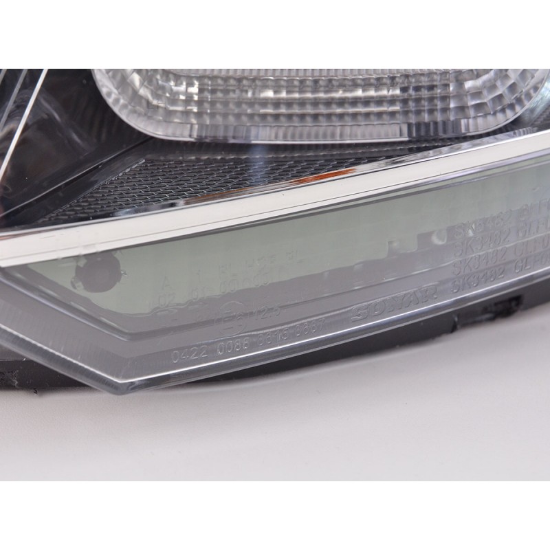 Phare Daylight LED feux de jour VW Golf 6 08-12 noir