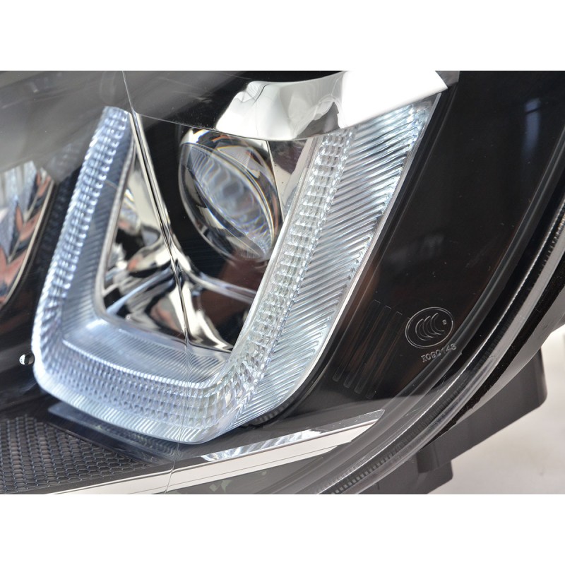 Phare Daylight LED feux de jour VW Golf 6 08-12 noir