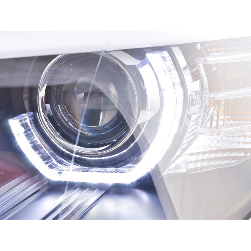 Phare DROIT Xenon Daylight LED feux de jour BMW X5 E70 06-10 noir