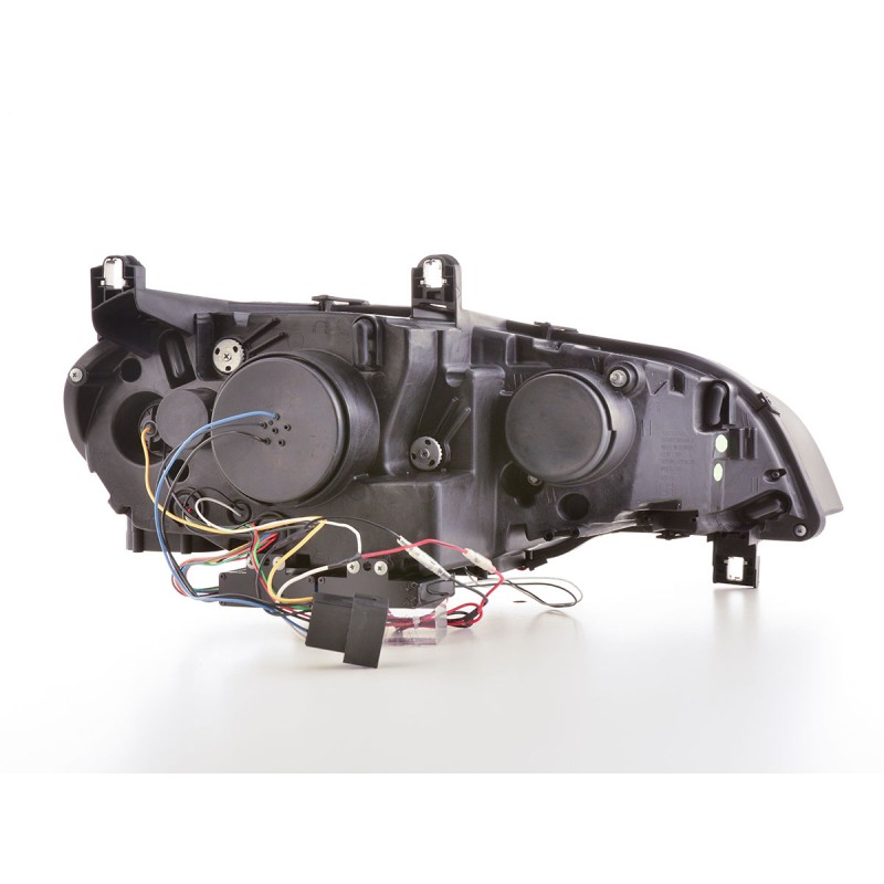Phare DROIT Xenon Daylight LED feux de jour BMW X5 E70 06-10 noir