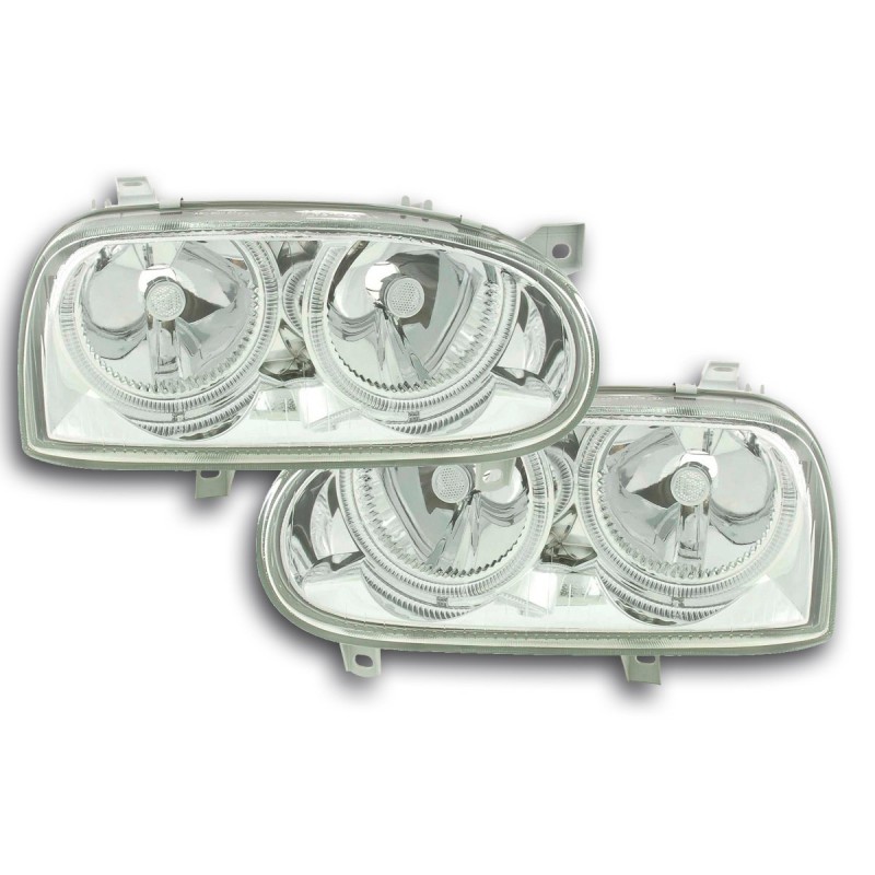 Phares Powerlook VW Golf 3 type 1HXO, 1 EXO 91-97 chrome