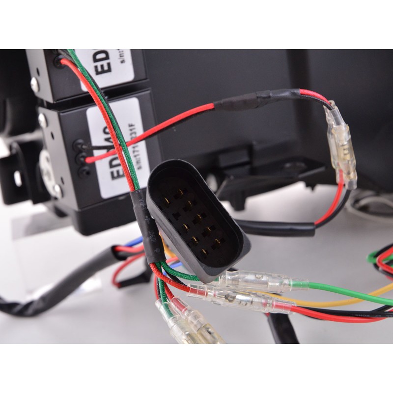 Phare Daylight LED feux de jour VW Golf 6 08-12 noir look GTI