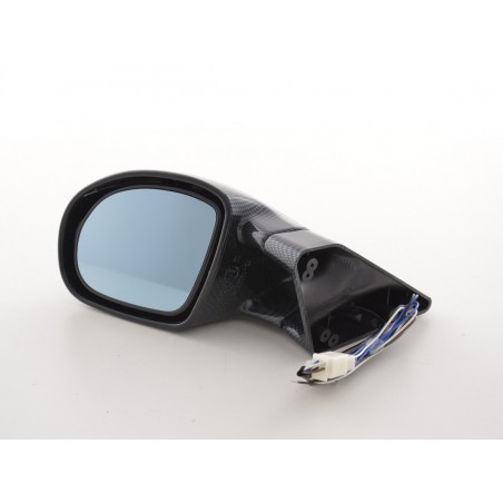 Rétroviseurs extérieurs sport rétroviseurs N-Look 4 pôles réglables avec petit indicateur aspect carbone conduite à gauche Rétroviseurs extérieurs sport rétroviseurs N-Look 4 pôles réglables avec petit indicateur aspect carbone conduite à gauche