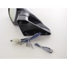 Rétroviseurs extérieurs sport rétroviseurs N-Look 4 pôles réglables avec petit indicateur aspect carbone conduite à gauche Rétroviseurs extérieurs sport rétroviseurs N-Look 4 pôles réglables avec petit indicateur aspect carbone conduite à gauche