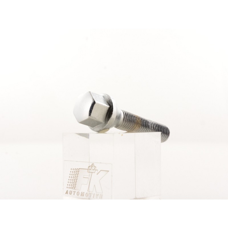 Jeu de boulons de roue (8 pièces) Longueur d'arbre 35 mm, collier conique chromé M12x1,5