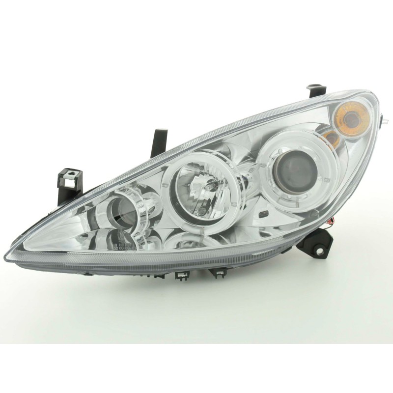 Phare design occasion Peugeot 307 01-06 chrome