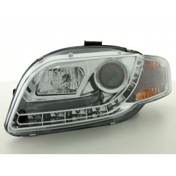Phares Daylight Audi A4 (Typ 8E) 05-07 chrome