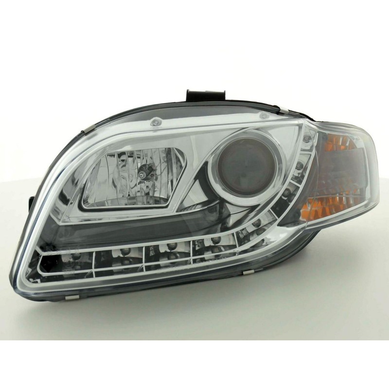 Phares Daylight Audi A4 (Typ 8E) 05-07 chrome