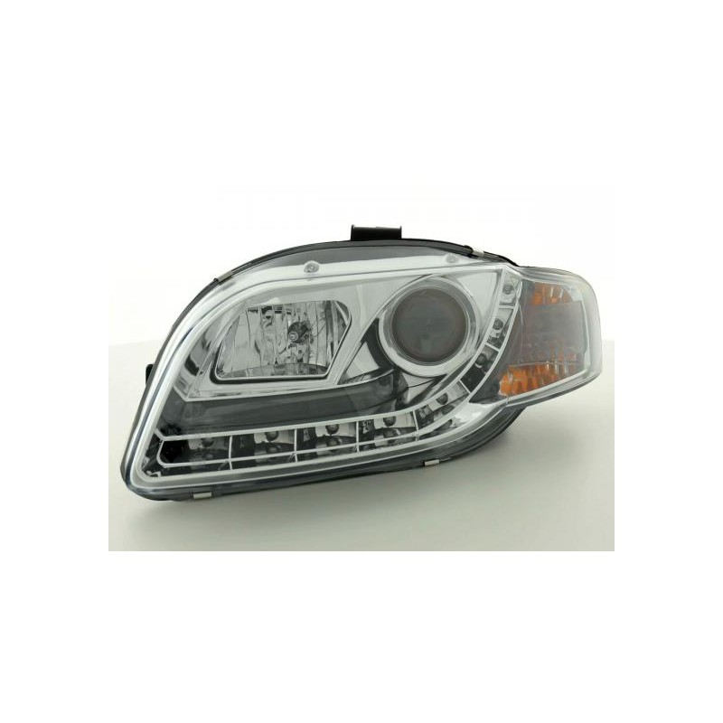 Phares Daylight Audi A4 (Typ 8E) 05-07 chrome