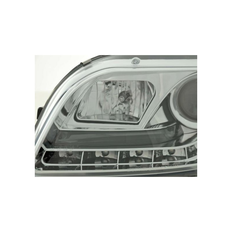 Phares Daylight Audi A4 (Typ 8E) 05-07 chrome