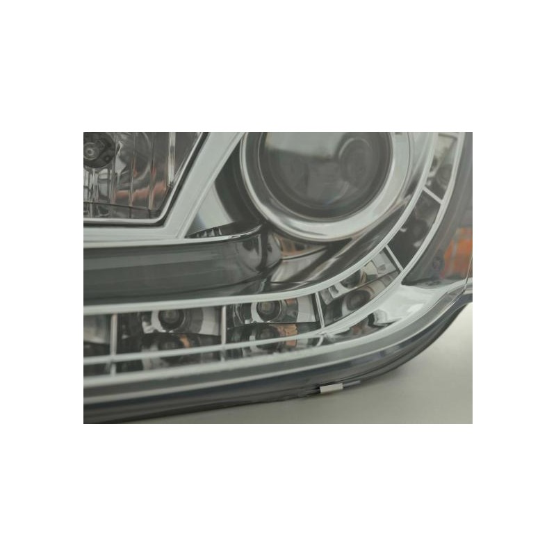 Phares Daylight Audi A4 (Typ 8E) 05-07 chrome