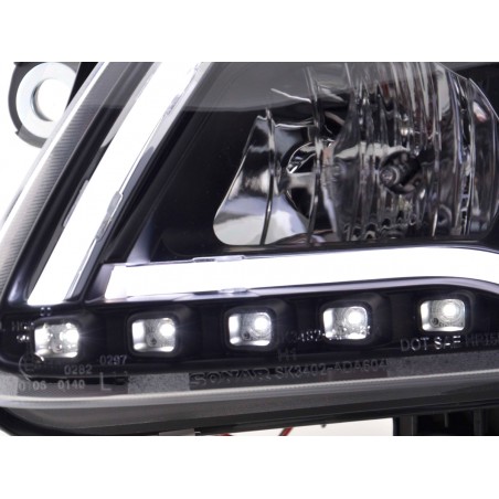 Phare Daylight LED DRL look Audi A6 type 4F 04-08 noir