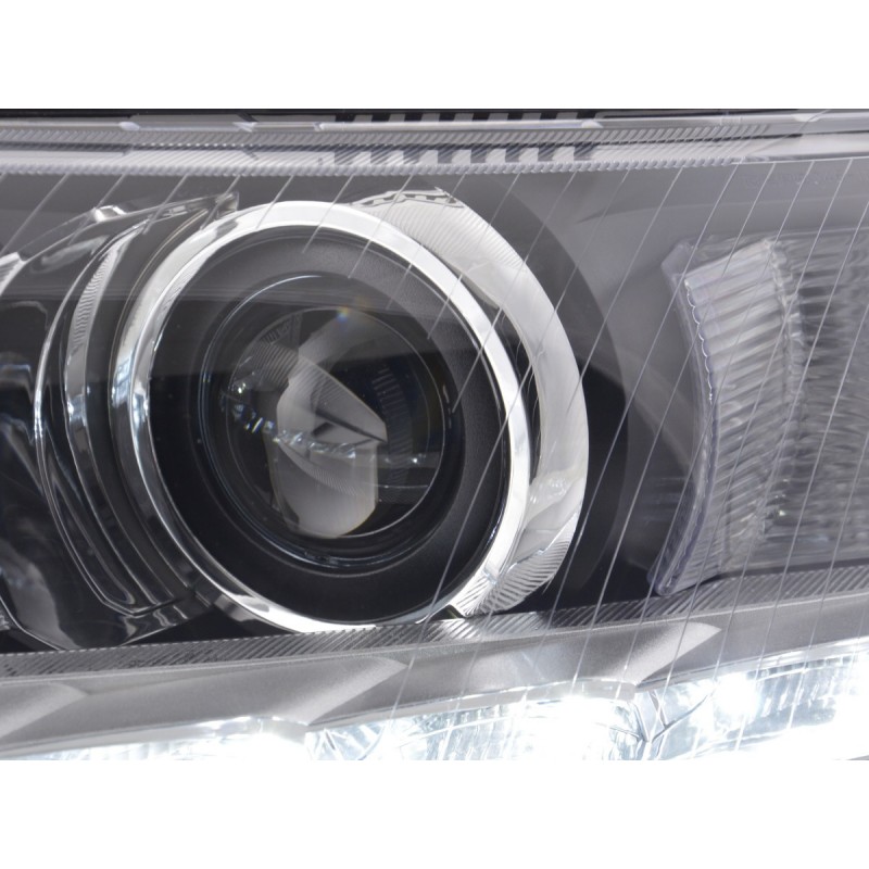 Phares Daylight Xenon avec feux de jour Audi A6 (4F) 04-08 chrome