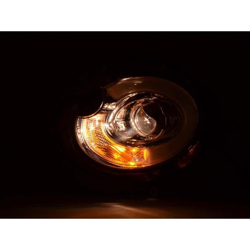 Phare Daylight LED DRL look Mini One / Cooper 06-10 chrome