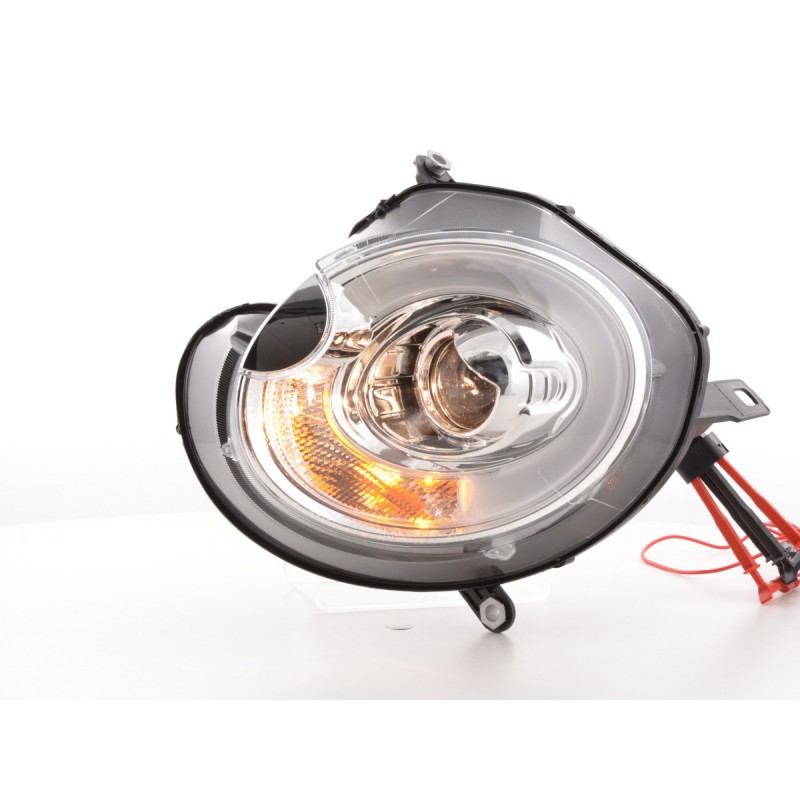 Phare Daylight LED DRL look Mini One / Cooper 06-10 chrome