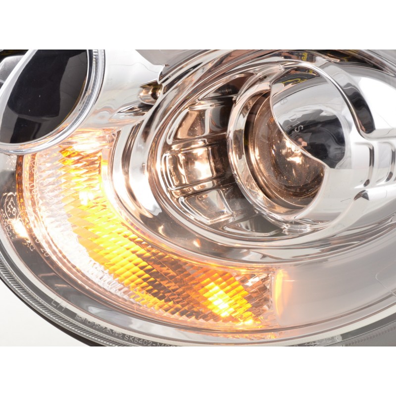 Phare Daylight LED DRL look Mini One / Cooper 06-10 chrome