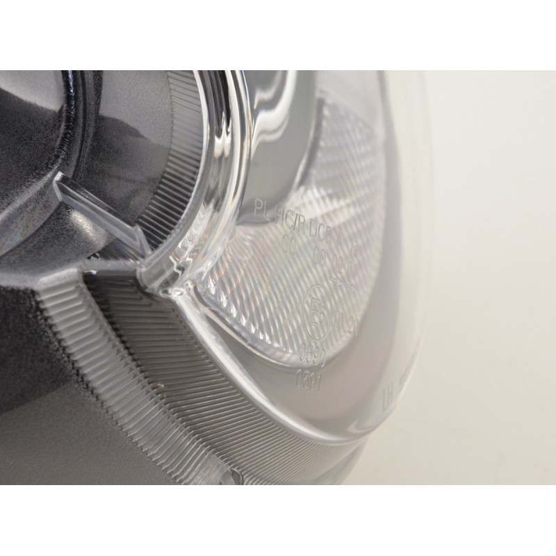 Phares Xenon Daylight LED DRL look Mini One / Cooper 06-10 noir