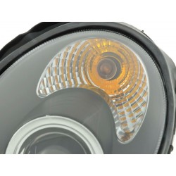 Phare design utilisé Mercedes Classe C (type W203) 00-07 noir