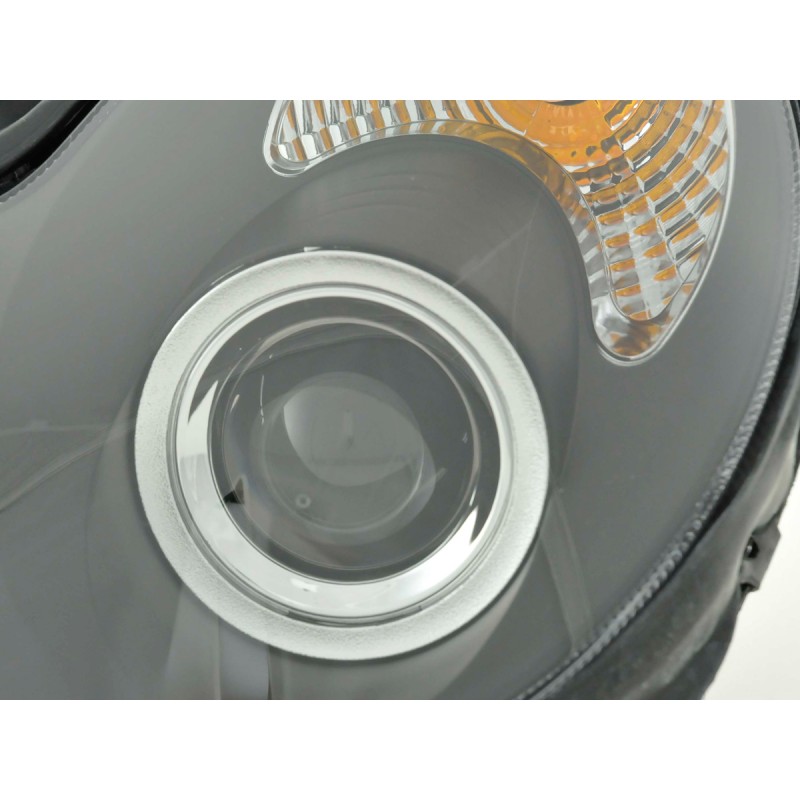 Phare design utilisé Mercedes Classe C (type W203) 00-07 noir