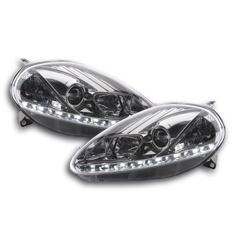 Feux diurnes occasion Daylight Fiat Grande Punto 199 chrome