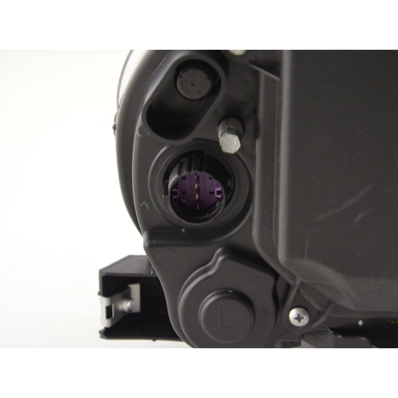 Phares au look xénon Fiat 500 (type 312) à partir de 2010 chromés