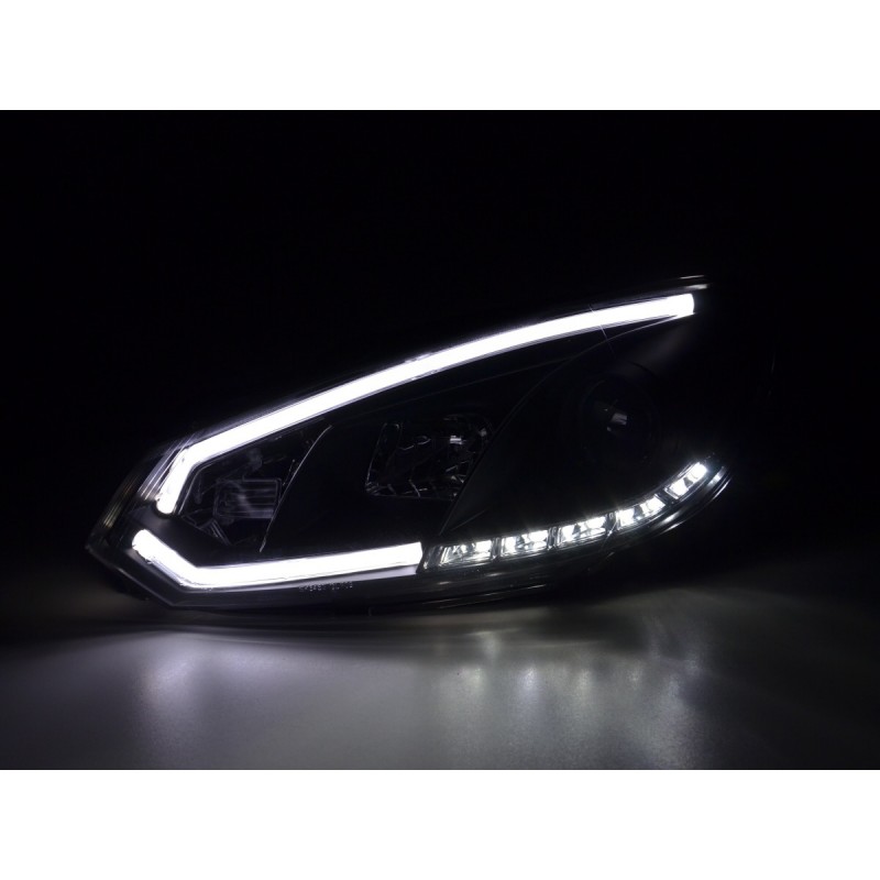 Phare Daylight LED feux de jour VW Golf 6 08-12 noir