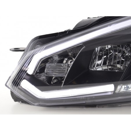 Phare Daylight LED feux de jour VW Golf 6 08-12 noir