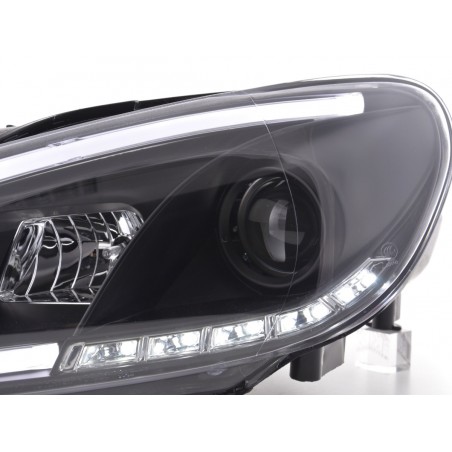 Phare Daylight LED feux de jour VW Golf 6 08-12 noir