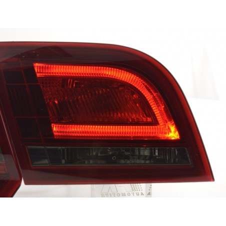 Kit feux arrières à LED Audi A3 Sportback (8PA) 04-08 rouge / noir