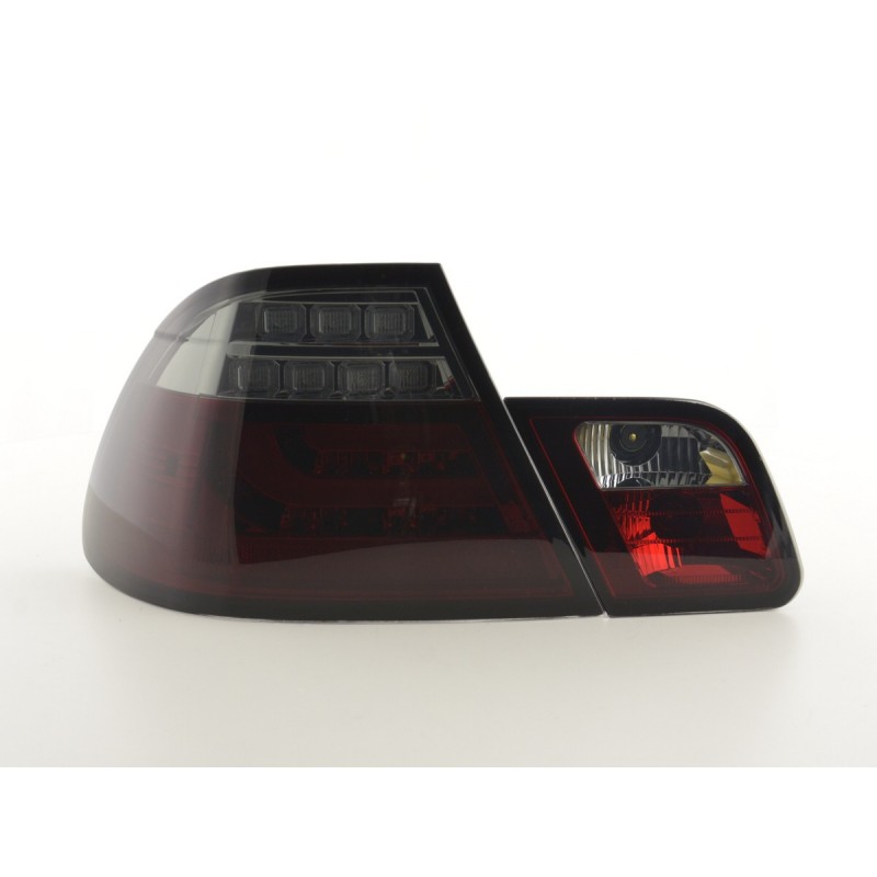 Kit feux arrières LED BMW Série 3 E46 Coupé 03-07 rouge / noir