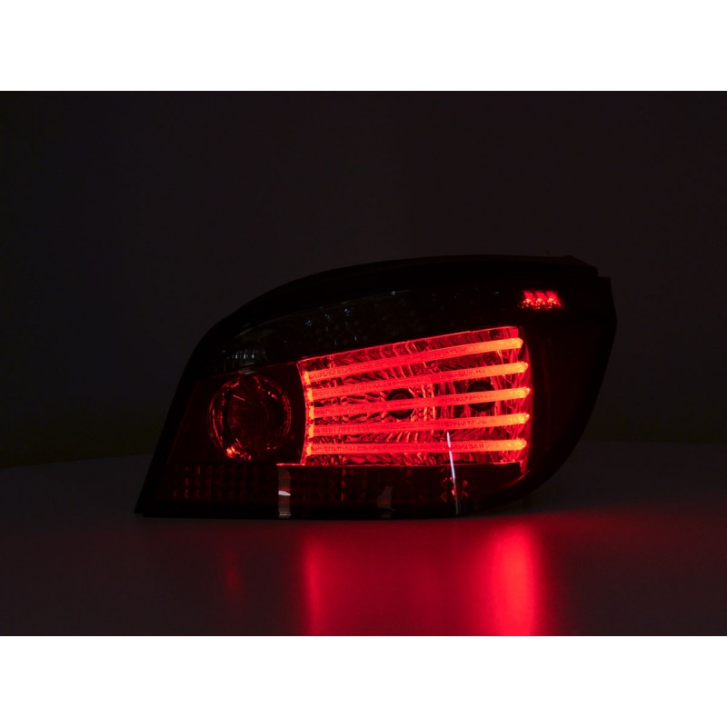 Feux arrière à LED set BMW Série 5 E60 berline 03-07 rouge / fumée