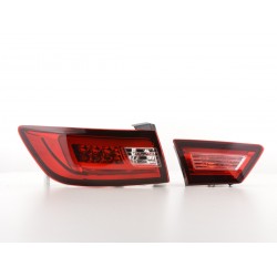 Kit feux arrières LED Renault Clio 4 (X98) 2012 - 2016  rouge / clair