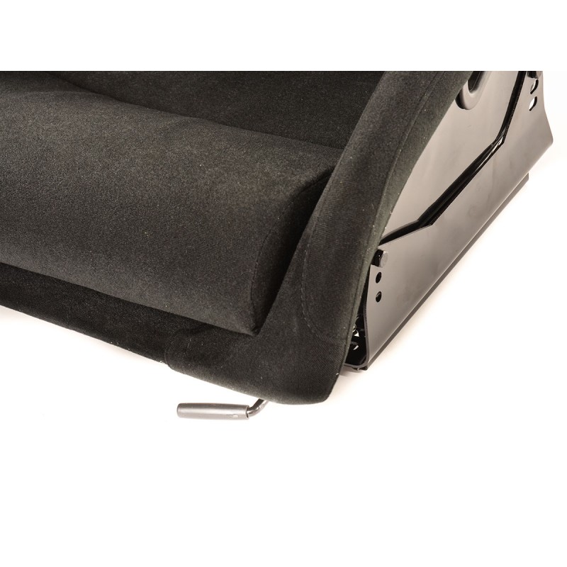 Sièges sport FK Sièges baquets complets pour voiture Set Düsseldorf tissu noir
