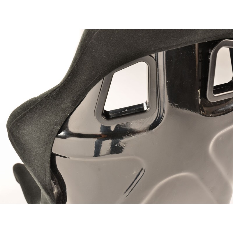 Sièges sport FK Sièges baquets complets pour voiture Set Düsseldorf tissu noir
