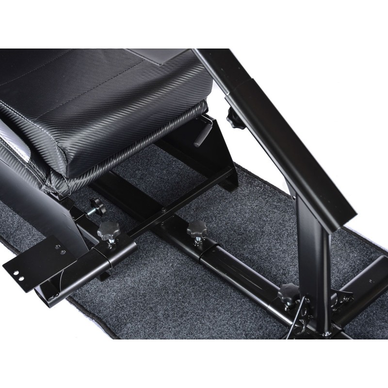 Tapis de protection FK gris foncé pour sièges de jeu de simulation de course