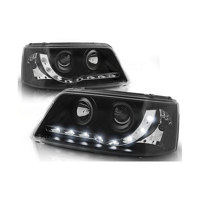 Phares DAYLINE VW T5 03-09 DRL noir