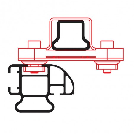 NORDRIVE KARGO RACK SYSTEM Adapter Kit for Roof Bars NORDRIVE KARGO RACK SYSTEM Adapter Kit for Roof Bars